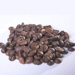 Zrna čerstvé kávy Mexiko